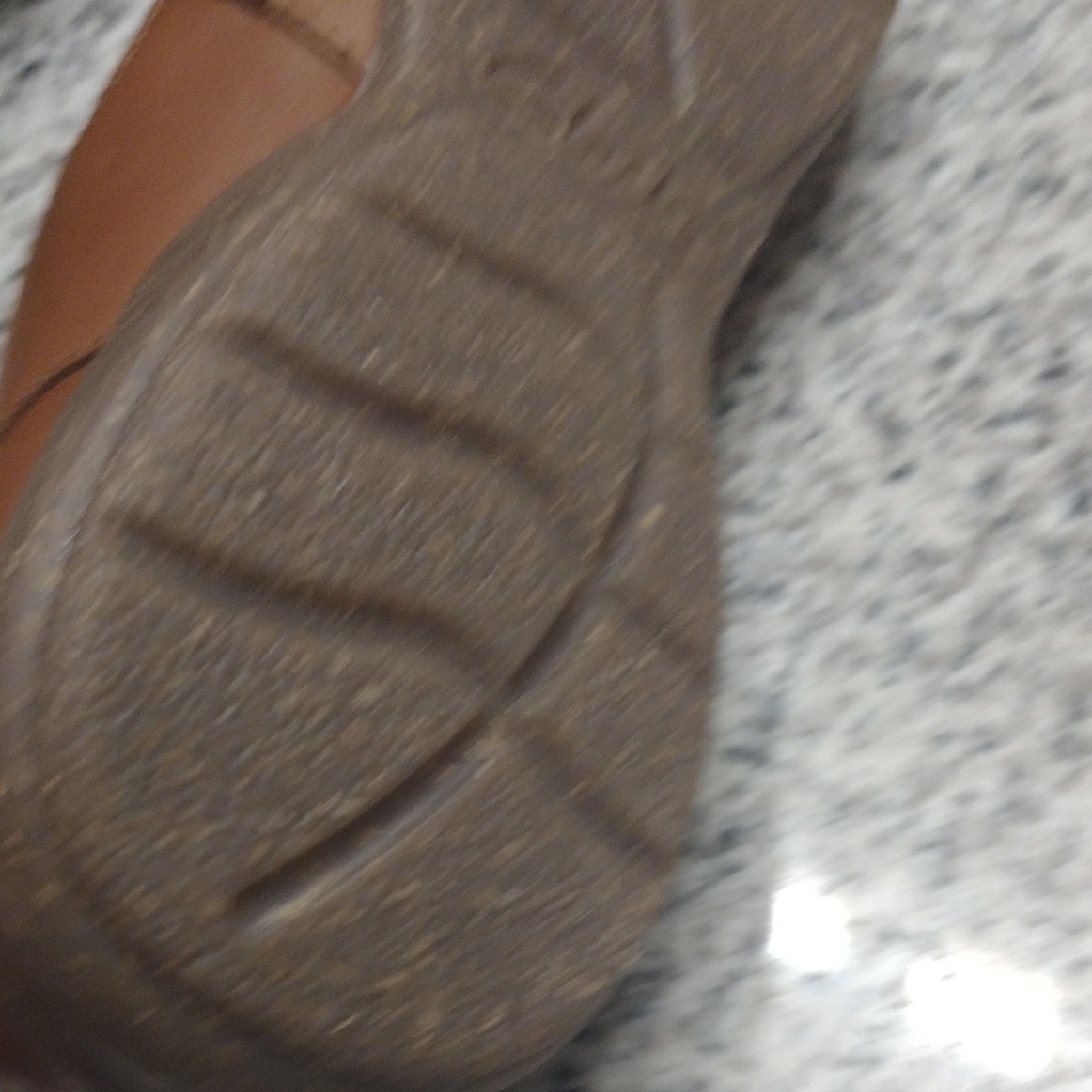 Clarks Brown Leather Crisscross Strap Flats - Picture 6 of 6